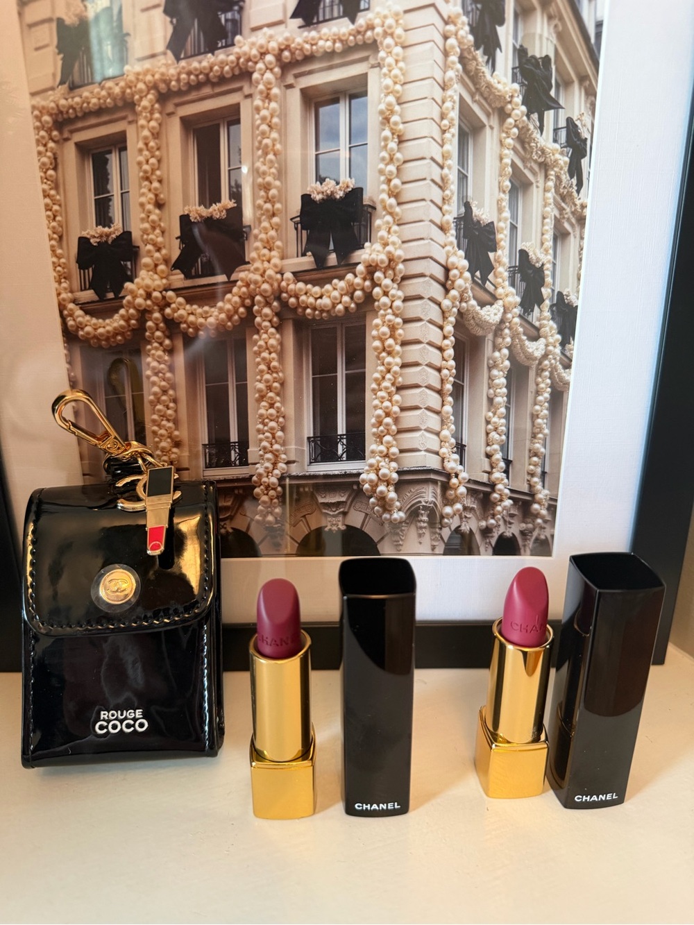 New CHANEL Rouge Coco Lipstick Duo  with Rouge Coco Case